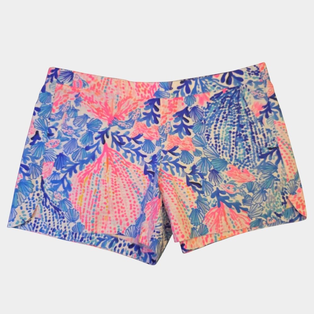 Lilly Pulitzer Ocean View shorts Sway With Me Print M Nautical Vacation Resort